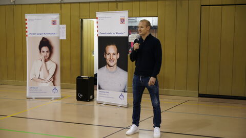 Sebastian Rode als Botschafter des Landespräventionrats Sebastian Rode
