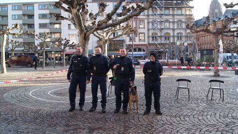 Informationsstände und Vorführungen von Polizei und Justiz auf dem Paulsplatz Informationsstände und Vorführungen von Polizei und Justiz auf dem Paulsplatz