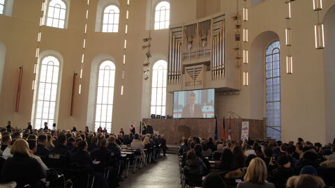Eröffnung der Veranstaltung in der Paulskirche Eröffnung der Veranstaltung in der Paulskirche