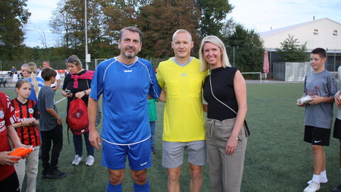 Botschafter Sebastian Rode und die Geschäftsführung des Landespräventionsrats Botschafter Sebastian Rode und die Geschäftsführung des Landespräventionsrats