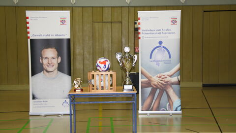 Fußballturnier in der JVA Rockenberg Fußballturnier in der JVA Rockenberg