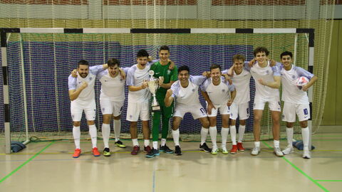 Fußballturnier in der Sporthalle der JVA Rockenberg Fußballturnier in der Sporthalle der JVA Rockenberg