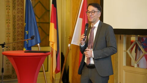 Begrüßung und Laudatio von Hessens Justizminister Christian Heinz