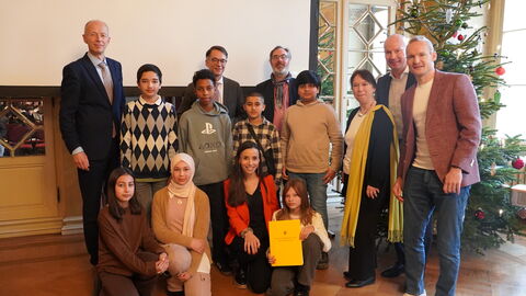 3. Platz: IKb-Klasse der Weibelfeldschule aus Dreieich