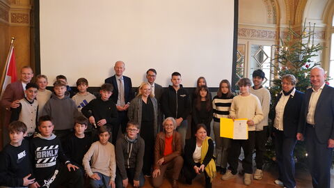 2. Platz: Klasse 7G der Carl-Bantzer-Schule aus Ziegenhain